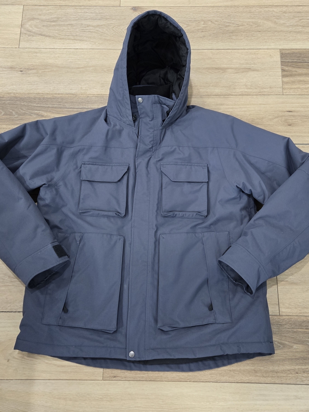 Duluth Trading Co Men's 2XLT Whaleback Waterproof Insulated Jacket Steel Blue